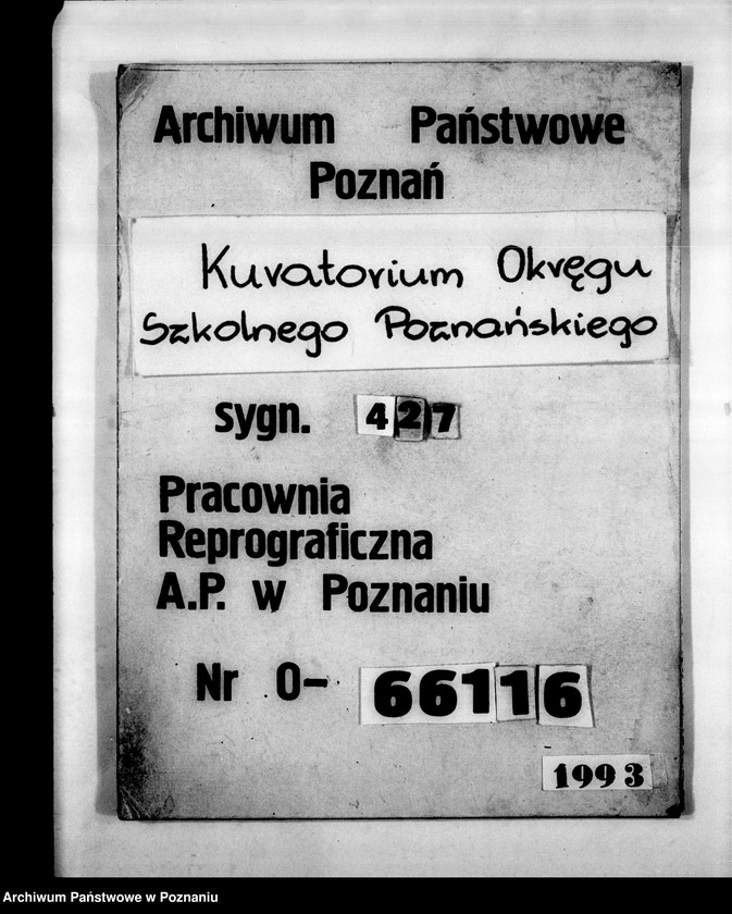 Obraz 1 z jednostki "Protokoły egzaminu dojrzałości Państwowego Gimnazjum Klasycznego- Trzemeszno"