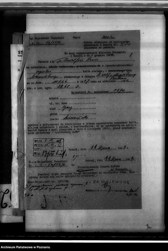 Obraz 5 z jednostki "Cegielnia w Czaczu - pow. kościański - własność R. Łaske nr woj. kotła 5270"