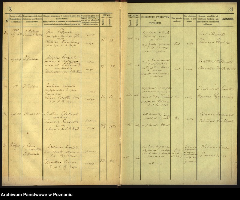 Obraz 7 z jednostki "Księga małżeństw"