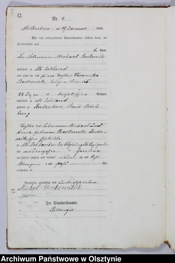 image.from.unit.number "Sterbe-Haupt-Register Nr 1 - 77 i 1 - 76"