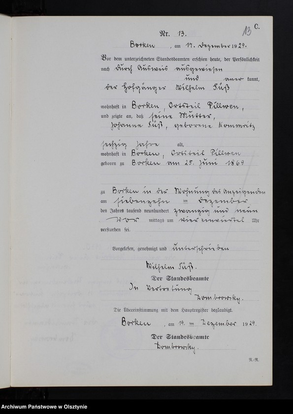 image.from.unit.number "Sterbe-Neben-Register Nr 1 - 13 [ Księga zgonów - wtóropis ]"