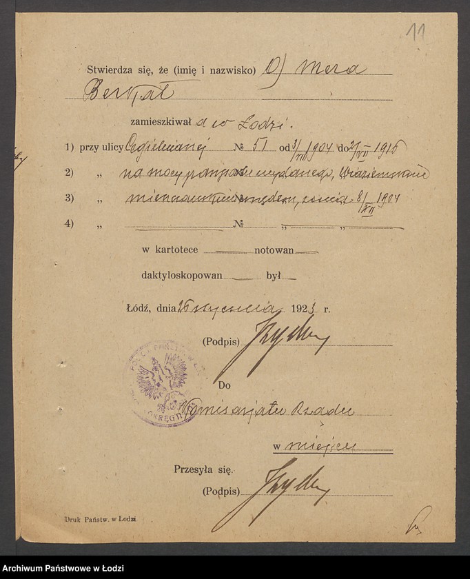 Obraz 13 z jednostki "Nadanie obywatelstwa Nr 18-757, 1-55"