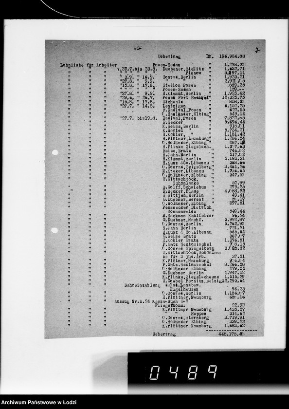 Obraz 11 z jednostki "Jahresberichte [z działalności wydziałów G.V.za 1941r.]"