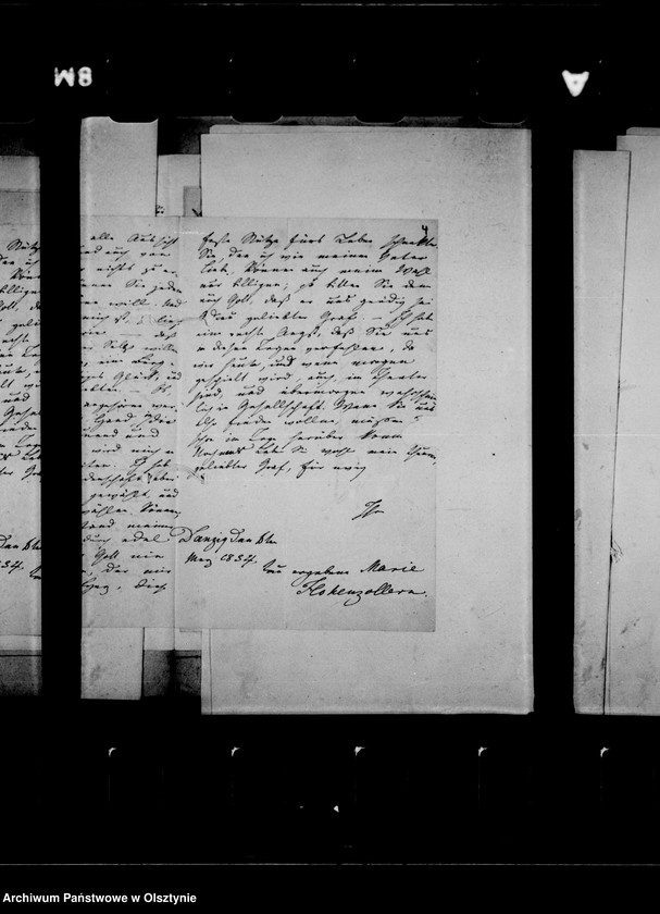 image.from.unit.number "/Marie Hohenzollern aus Danzig an Karl Fr. Gf. V. Lehndorff/"