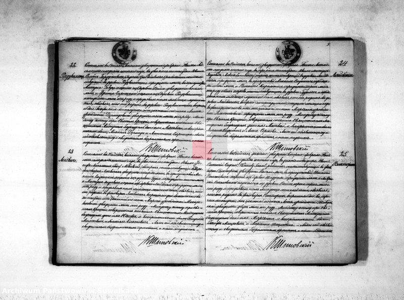 image.from.unit.number "Duplikat aktov rodivšichsja, umeršich i brakosočetavšichsja vejsejskogo rimsko-katoličeskogo prichoda na 1876 god"