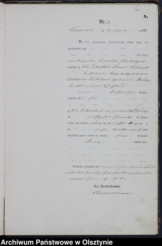 image.from.unit.number "Geburts-Hanupt-Register Nr 1 - 160"