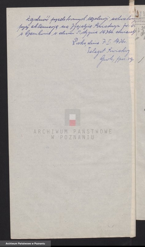 Obraz 17 z jednostki "Czarnków - akta delegata powiatowego."