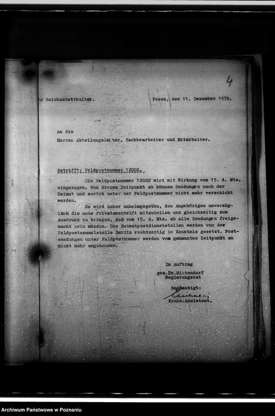 Obraz 8 z jednostki "Verordnungen, Bekanntmachungen etc."