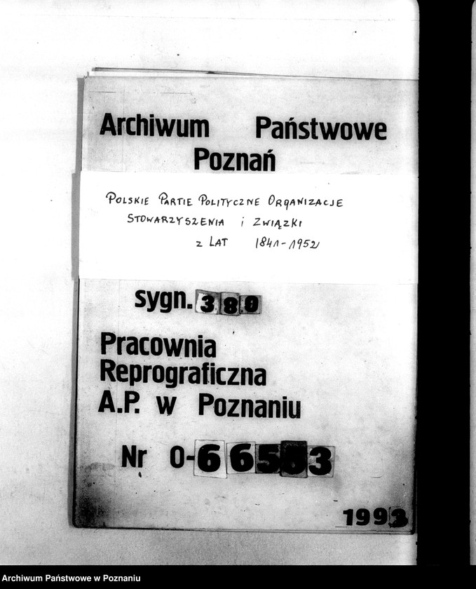 Obraz 1 z jednostki "Okólniki. Programy pracy. Sprawozdania z działalności. Protokoły ze zjazdów: Odezwy, rezolucje, ankiety personalne. Sprawy personalne członkiń stowarzyszenia"