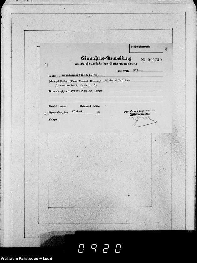 image.from.unit.number "Kasse Einnahmen von Pelzwaren"