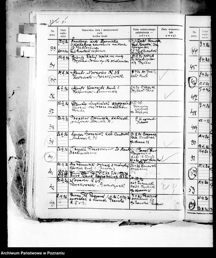 Obraz 20 z jednostki "Spisy spraw /Wydziału Rolnictwa i Reform Rolnych/"