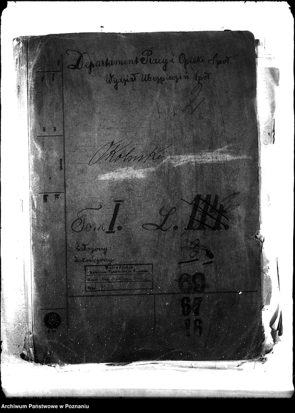 Obraz 4 z jednostki "Okólniki urzędu wojewódzkiego Ministerstwa b. Dzielnicy Pruskiej i innych ministerstw"