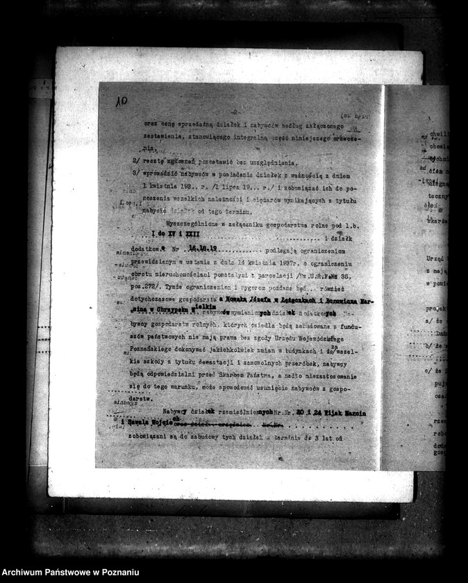 Obraz 14 z jednostki "Operat szacunkowy /parcelowanego majątku Białcz i Chrzypsko powiatu międzychodzkiego"