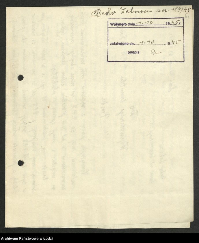 Obraz 7 z jednostki "Akta dotyczące Niemców [- podania, opinie, zaświadczenia i postanowienia Komisji]"