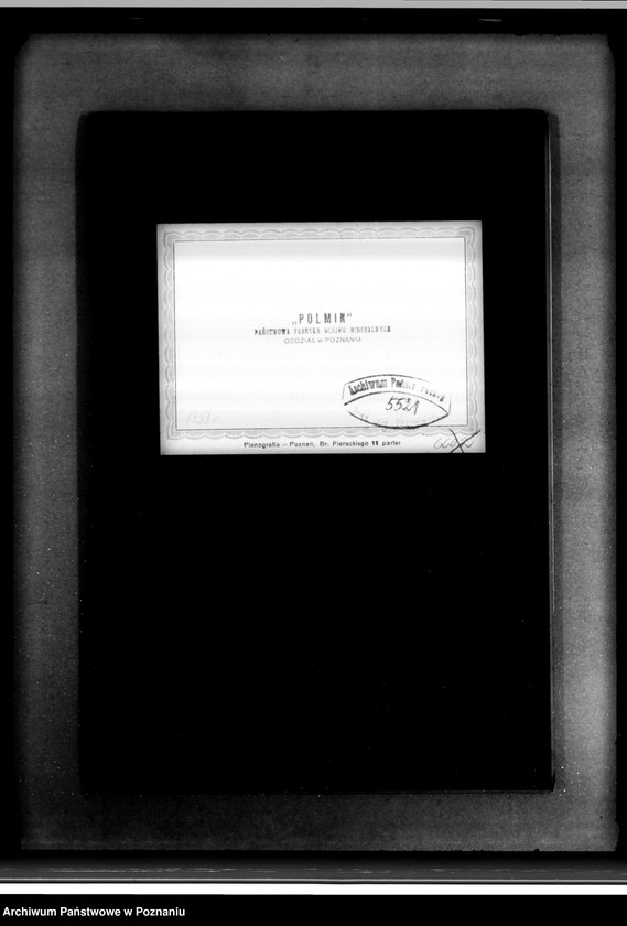 Obraz 4 z jednostki "/Zatwierdzenie budowy stacji benzynowej we Wrześni/ własność "Polmin" Państwowa fabryka olejów mineralnych"