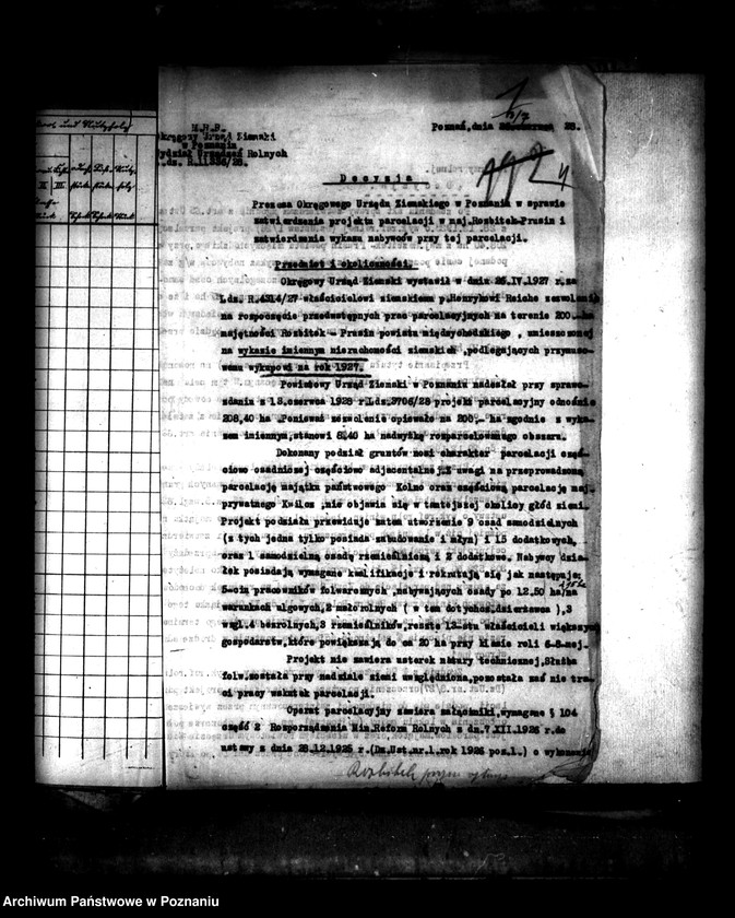 Obraz 5 z jednostki "Majątek Rozbitek-Prusim powiatu międzychodzkiego przymusowy wykup Henryk Reiche"