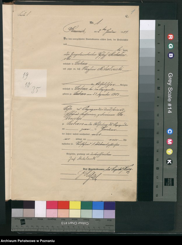 Obraz 4 z jednostki "Sterbe-Haupt-Register"