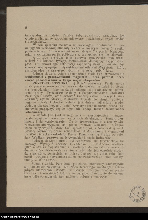 Obraz 2 z jednostki "[Odezwa wzywająca do walki przeciwko niemieckim okupantem]"
