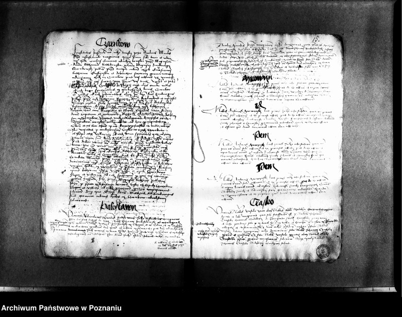 Obraz 19 z jednostki "Resignationes ,inscriptiones, relationes, decreta [protocollon]"