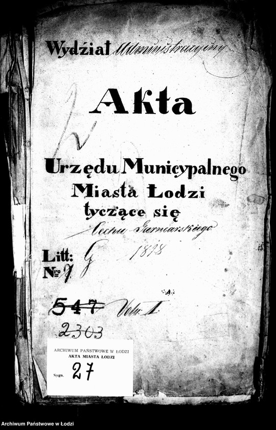 Obraz 4 z jednostki "Akta tyczące się cechu garncarskiego"