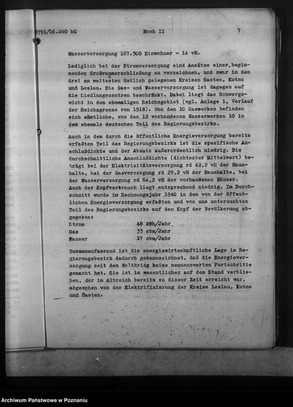 Obraz 11 z jednostki "Rehmengutachten über die Energieversorgung im Regierungsbezirk Hohensalza - Inowrocław"