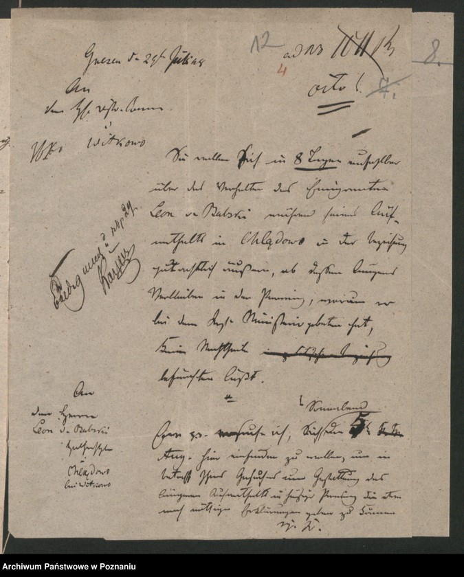 Obraz 15 z jednostki "A. betr. den polnischen Flüchtling Leon von Babski"