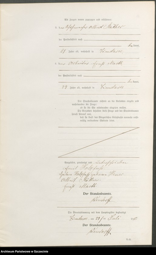 Obraz 9 z jednostki "Heiratsregister"