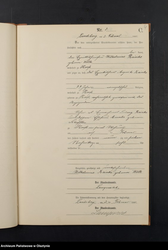 image.from.unit.number "Sterbe-Neben-Register Nr 1 - 29"