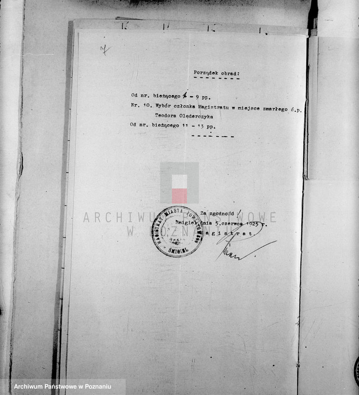 Obraz 11 z jednostki "Członkowie magistratu miasta Śmigla"