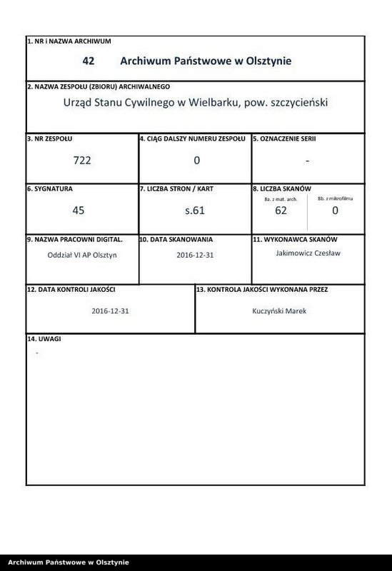 Obraz 1 z jednostki "Sterbe-Neben-Register Nr 1 - 59"