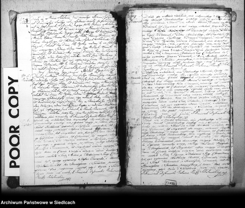 Obraz z jednostki "[Akta urodzeń, małżeństw, zgonów]"