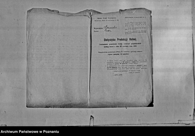 Obraz 5 z jednostki "/Statystyka produkcji rolnej - zestawienie liczby zwierząt gospodarczych z terenu powiatu średzkiego/"