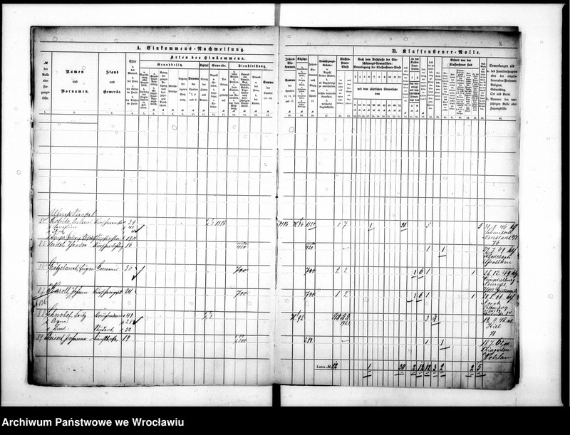 image.from.unit.number "Klassensteuerrolle nebst Eikommens - Nachweisung"