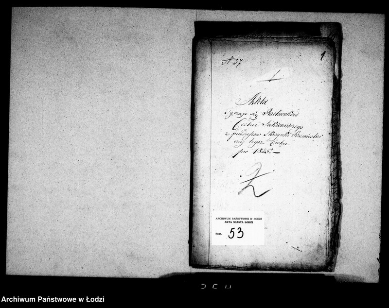 Obraz 3 z jednostki "Akta tyczące się rachunków cechu sukienniczego z fundacji skrzynki rzemieślniczej tegoż cechu"