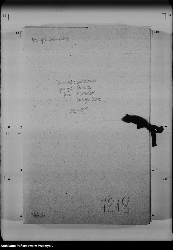 image.from.unit.number "[Kopie ksiąg metrykalnych parafii Oleszyce z filiami Borchów, Oleszyce Stare z Futorami, Wola Oleszycka (dekanat Lubaczów)]"