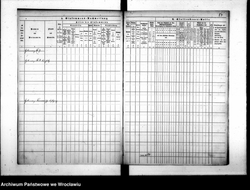 image.from.unit.number "Klassensteuerrolle nebst Eikommens - Nachweisung"