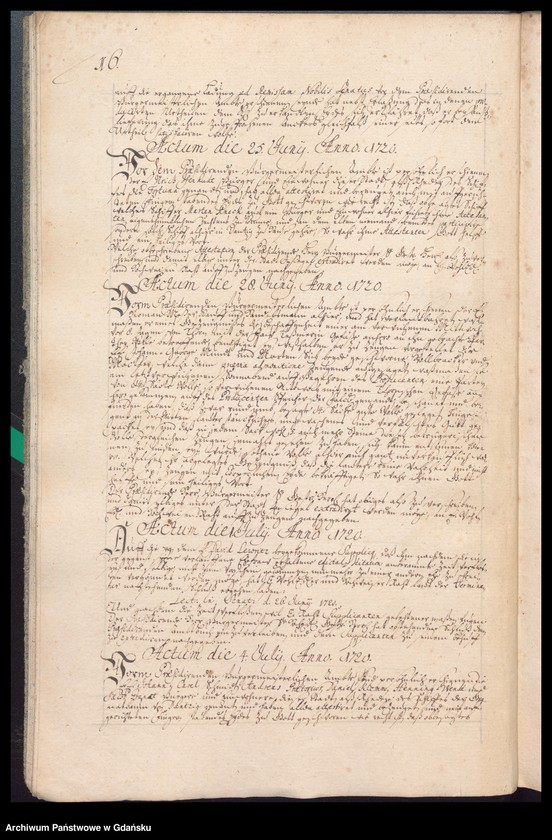 image.from.unit.number "Actum coram officio […] Gabrielis a Boemeln Praeconsulis ac Praesidis [27.III.1720-14.III.1721] Gabrielis a Boemeln ac Fisci Administratoris [18.III.1720-10.III.1721] /indeks/"