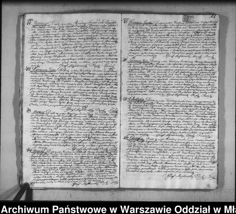 image.from.unit.number "Akta urodzeń, małżeństw i zgonów"