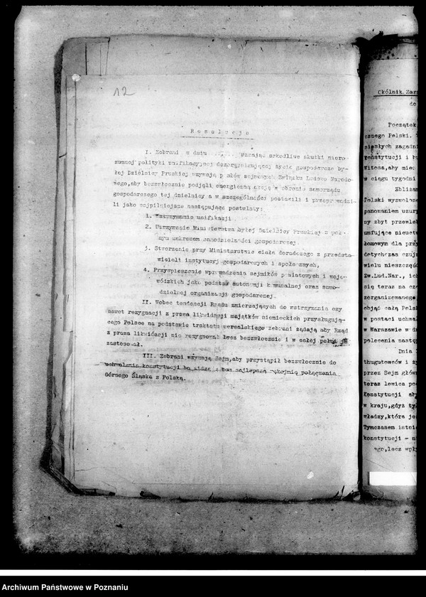 Obraz 16 z jednostki "Okólniki, programy działania, sprawy personalne wycinki prasowe"