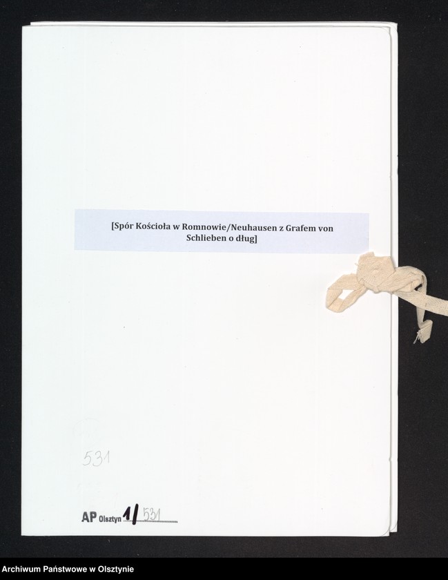 image.from.unit.number "[Spór Kościoła w Romnowie/Neuhausen z Grafem von Schlieben o dług]"