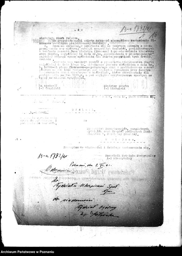 Obraz 20 z jednostki "Okólniki urzędu wojewódzkiego Ministerstwa b. Dzielnicy Pruskiej i innych ministerstw"