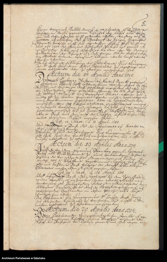image.from.unit.number "Actum coram officio […] Gabrielis a Boemeln, Praeconsulis, Praesidis ac Montanorum Administratoris [20.III.1714-19.III.1715] Gabrielis a Boemeln Praesidis atque Caducorum Administratoris [9.IV.1714-7.III.1715] /2 indeksy/"