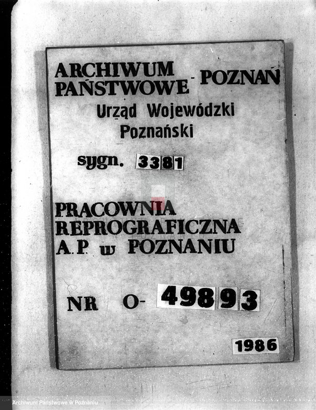Obraz 1 z jednostki "Sprawa nieprawego wykarczowania lasu i zamiana go na użytek rolny w lasach majątku Dęby Szlacheckie własność P. J. Żeromskiego"