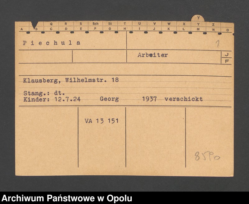 Obraz 3 z jednostki "[Piechula, zam. Klausberg]"