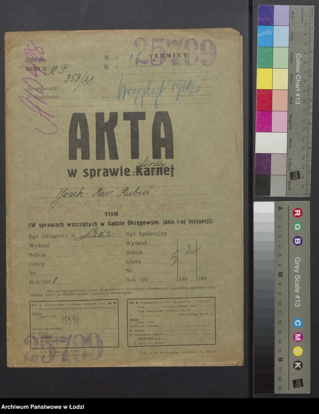 Obraz 2 z jednostki "Josek Ber Rubin – wyrób trykotaży"