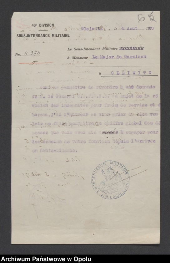 Obraz 8 z jednostki "Reponses a la reclamation de Justifications Frais de service-Projekt d