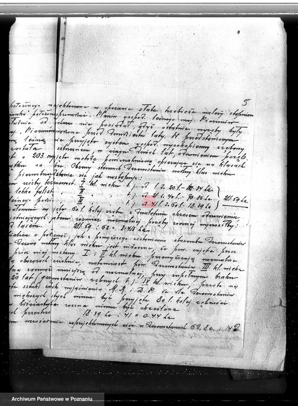 Obraz 9 z jednostki "Sprawa zmiany rodzaju użytkowania w związku z parcelacją powiat 19,5 ha gruntów leśnych w majątku Piorunów powiat koniński"