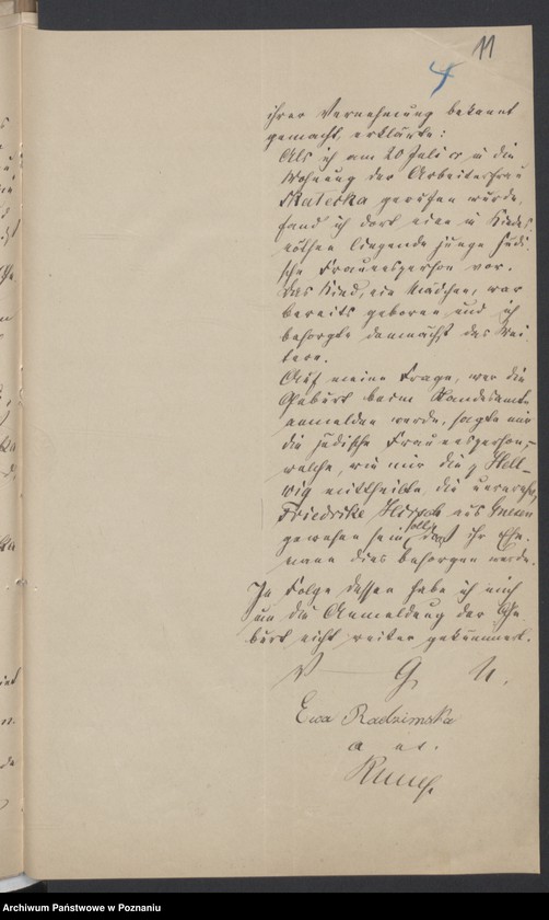 Obraz 13 z jednostki "Nachträgliche Eintragungen der Geburten und Berichtigungen der Geburtsregister"