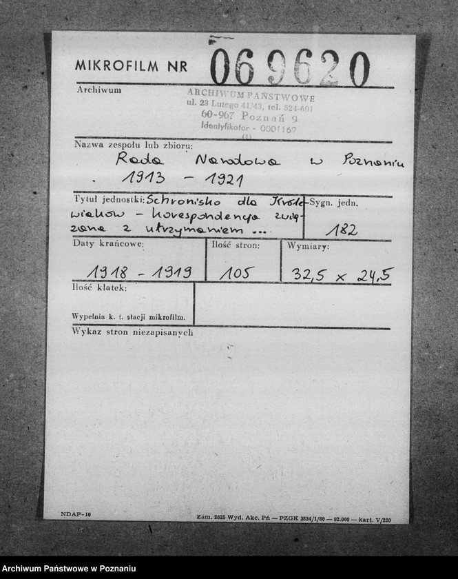 Obraz 2 z jednostki "Schronisko dla Królewiaków- korespondencja związana z utrzymaniem schroniska dla uchodźców z Królestwa."