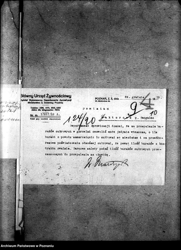 image.from.unit.number "Sprawy ogólno - administracyjne Cukrownictwo, cukrownie i buraki"